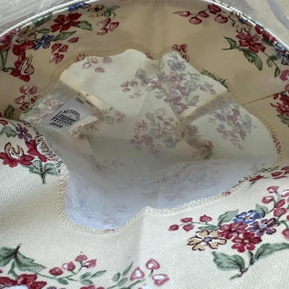 Longaberger 2001 Sweetheart Love Notes Basket Floral Bouquet Liner #28916118 NEW